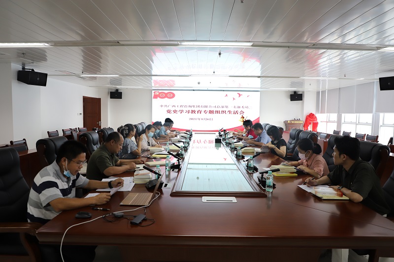 廣西工程咨詢集團總部一二黨支部召開 黨史學(xué)習(xí)教育專題組織生活會